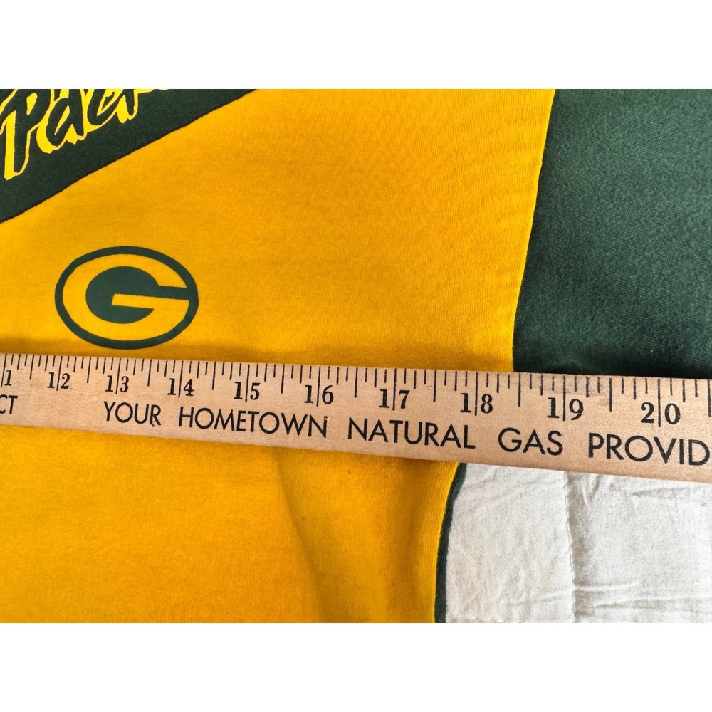 Green Bay Packers Cropped T Shirt NFL Small Cheesehead - Picture 6 of 7